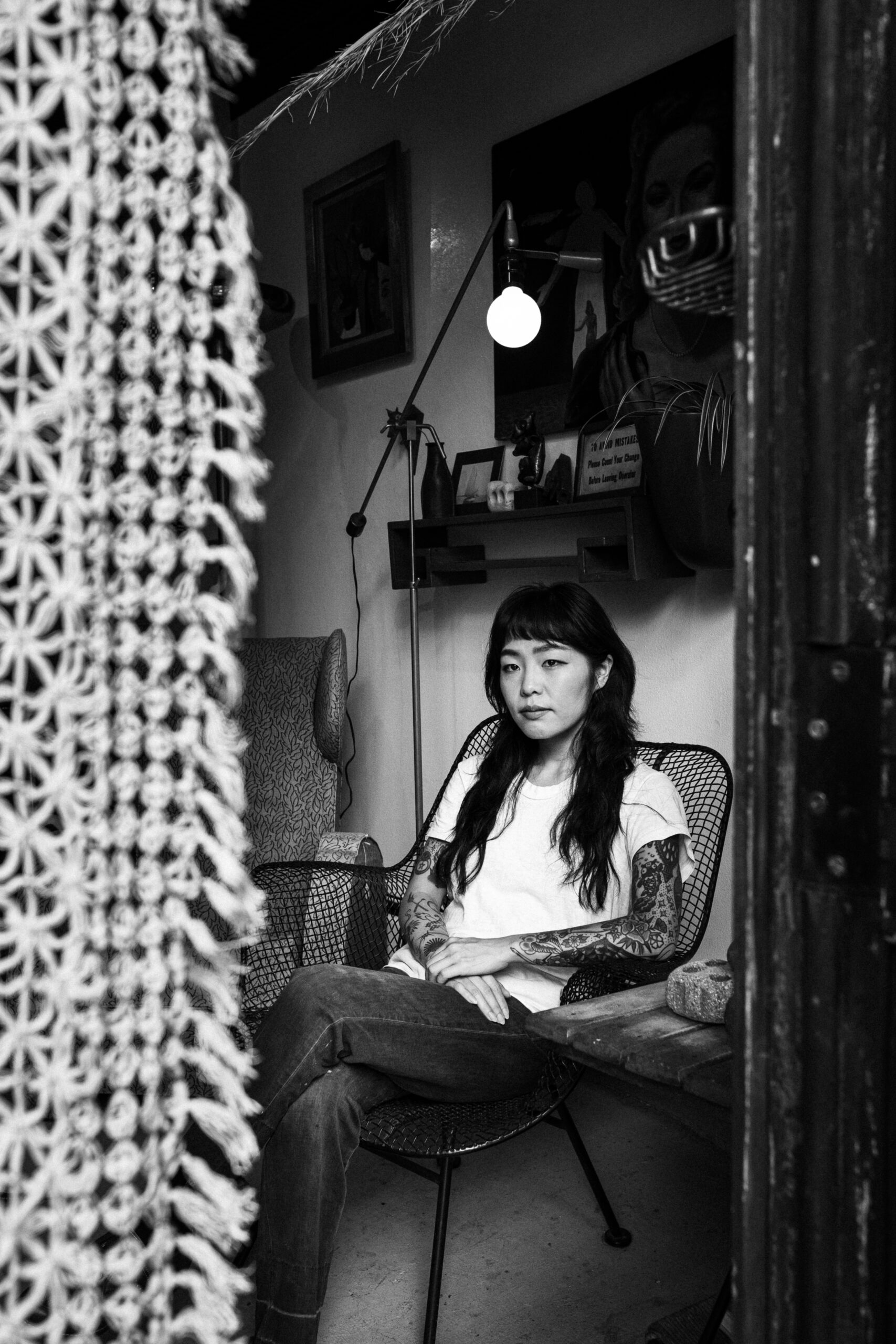 Portrait of Woman in a Shop Using a Wide Aperture