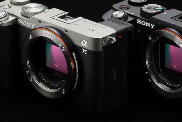 Two Sony A7C cameras without lenses
